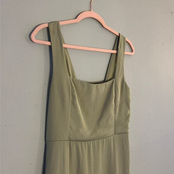 Show Me Your Mumu Maxi Dress Size Large Sage Green Feminine Soft - Picture 6 of 7